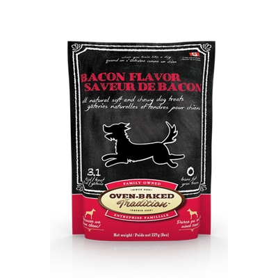 Oven-Baked - Dog Treat Bacon -  8 oz