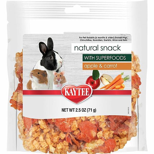 Kaytee - Natural Snack Carrot &amp; Apple -  2.5OZ