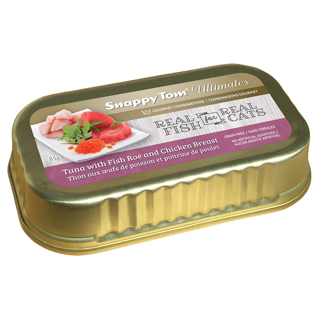 Snappy Tom - Ultimate Tuna w/ Fish Roe &amp; Chicken Breast Wet Cat Food - 85g