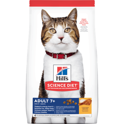Hill's Science Diet Adult 7+ Chicken Recipe Dry Cat Food