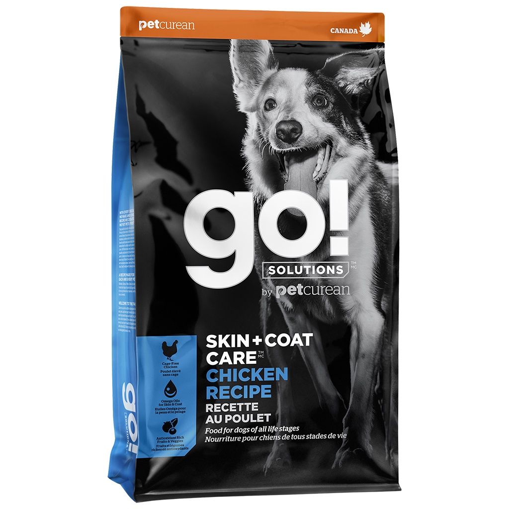 GO! - Solutions Skin + Coat Care Chicken Dry Dog Food - 25lbs