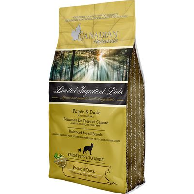 Canadian Naturals - Grain Free Duck &amp; Potato Dry Dog Food - 25lbs