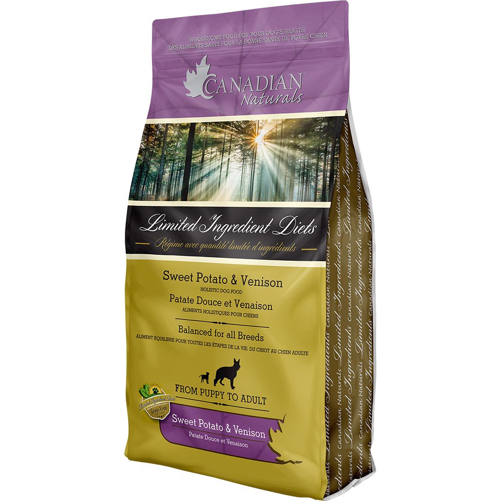 Canadian Naturals - Sweet Potato &amp; Venison Dry Dog Food - 25lbs