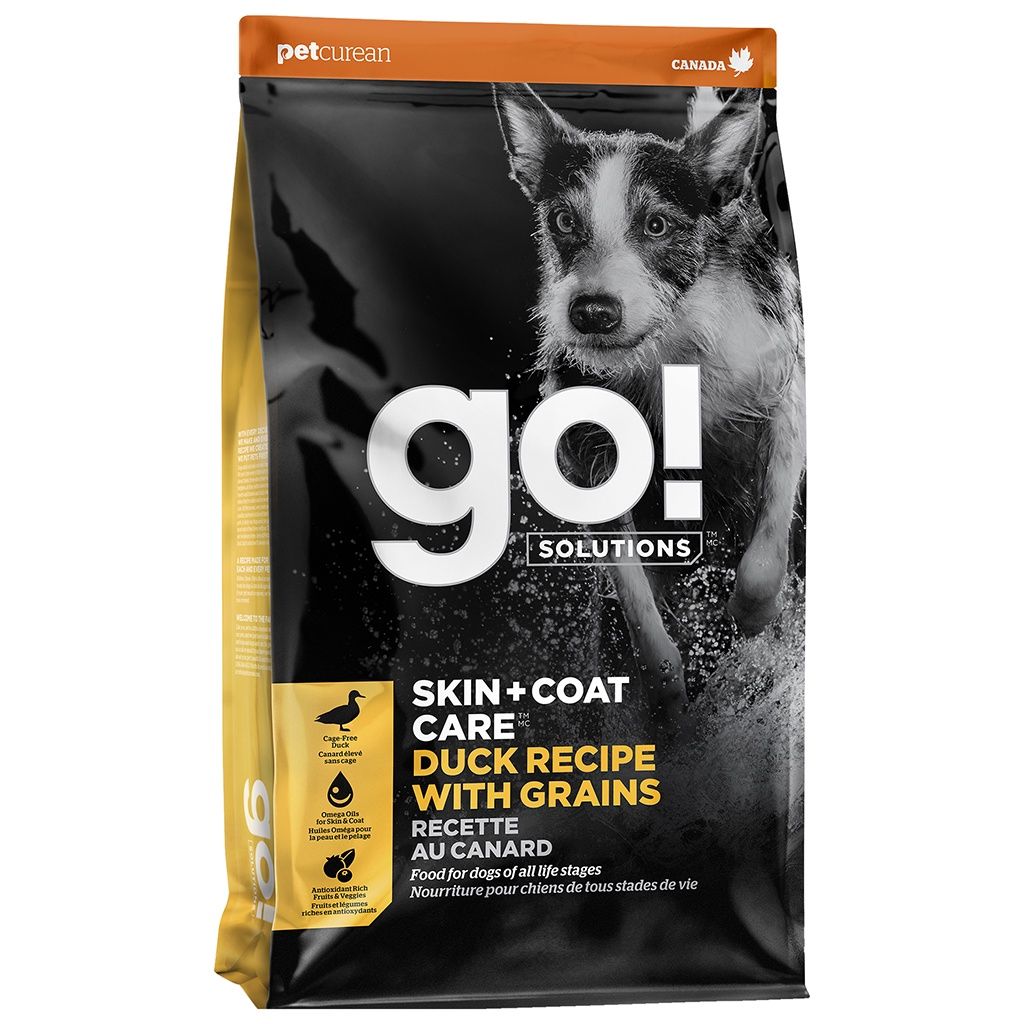 GO! - Solutions Skin + Coat Care Duck Recipe Dry Dog Food - 25lbs