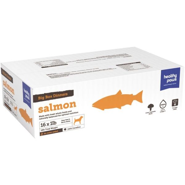 Healthy Paws -Big Box Dinner Salmon - 16LB