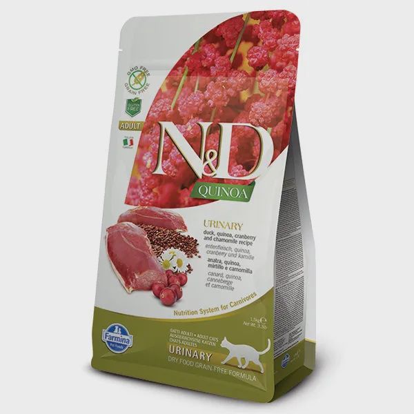 Farmina - N&amp;D Quinoa Cat Urinary  Duck -1.5kg
