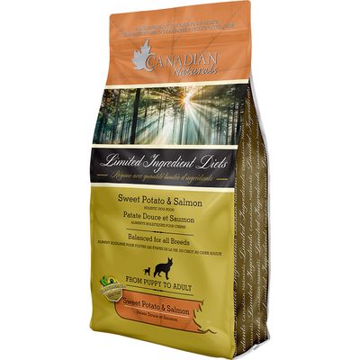 Canadian Naturals - Grain Free Salmon &amp; Sweet Potato Dry Dog Food - 25lbs