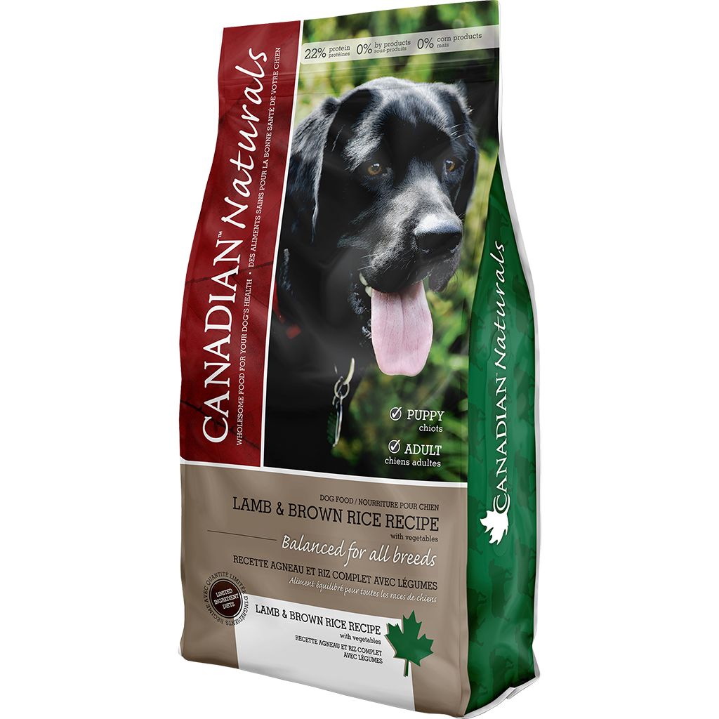 Canadian Naturals - Lamb &amp; Brown Rice Dry Dog Food - 25lbs