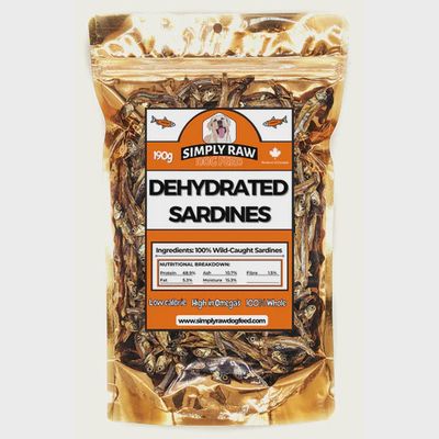 SimplyRaw - Dehydrated Sardines -190g
