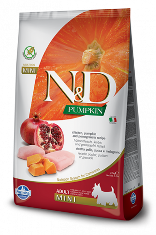 Farmina N&amp;D - Pumpkin Chicken &amp; Pomegranate Mini Adult - 2.5kg