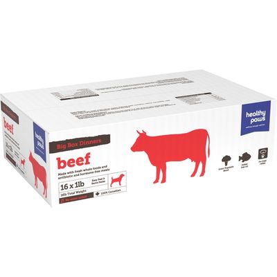 Healthy Paws -Big Box Dinner Beef - 16LB