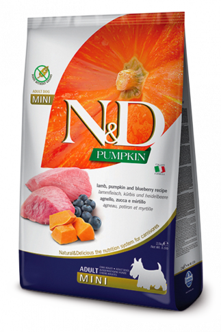 Farmina N&amp;D - Pumkin Lamb Blueberry Mini Adult  - 2.5kg