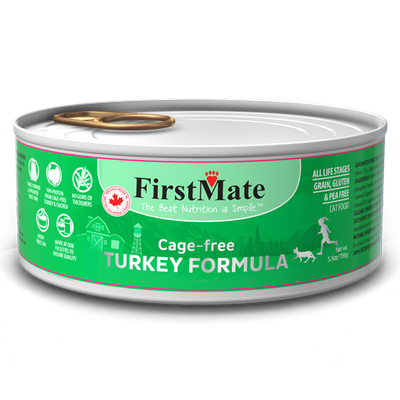 FirstMate - Grain Free Wild Turkey Formula Wet Cat Food - 5.5oz