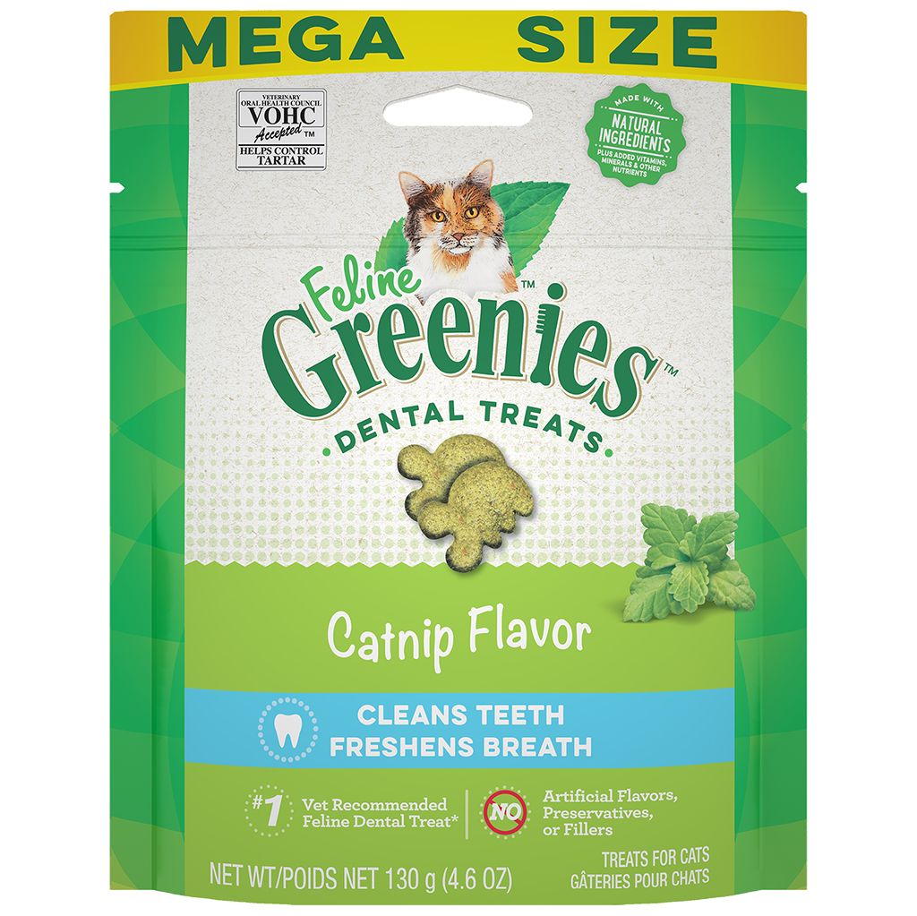 Greenies - Dental Treat Catnip - 4.6oz
