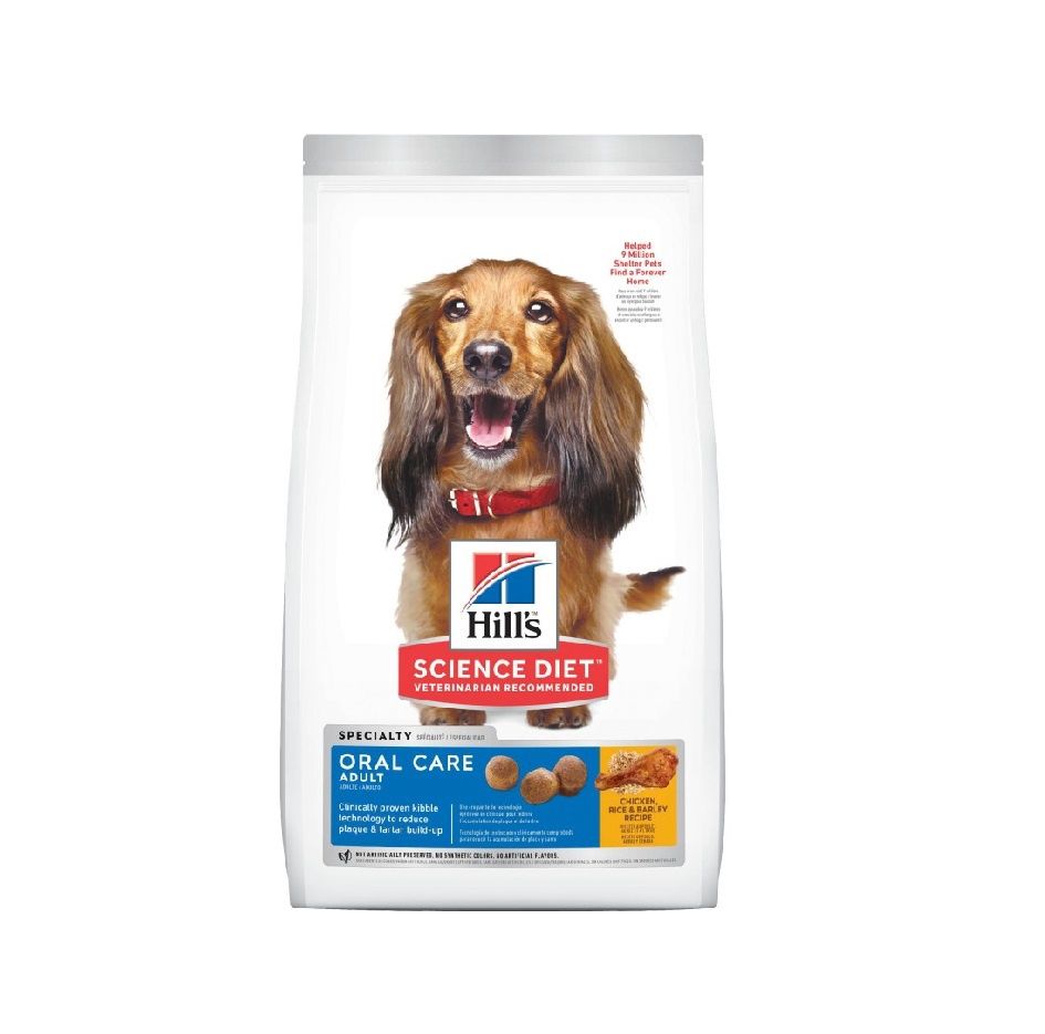 Hill's - Science Diet Adult Oral Care Chicken, Rice &amp; Barley Recipe Dry Dog Food - 4lbs