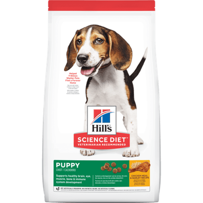 Hill's - Science Diet Puppy Chicken Meal &amp; Barley Recipe Dry Dog Food - 4.5lbs