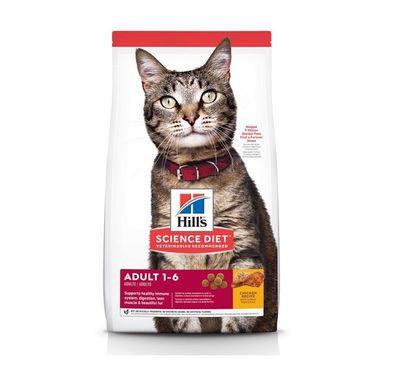 Hill's - Science Diet Adult Optimal Care Original 1-6 Dry Cat Food- 4lbs