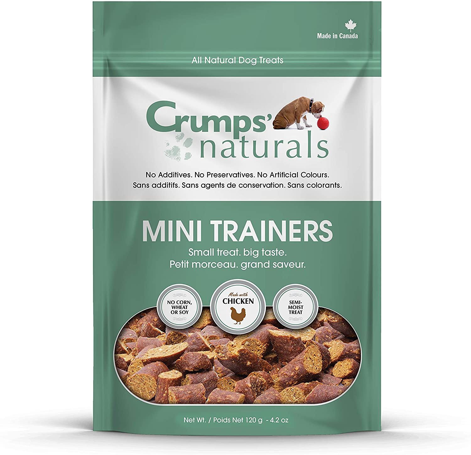 Crumps Naturals - Mini Trainers Semi-moist Chicken - 4.2oz