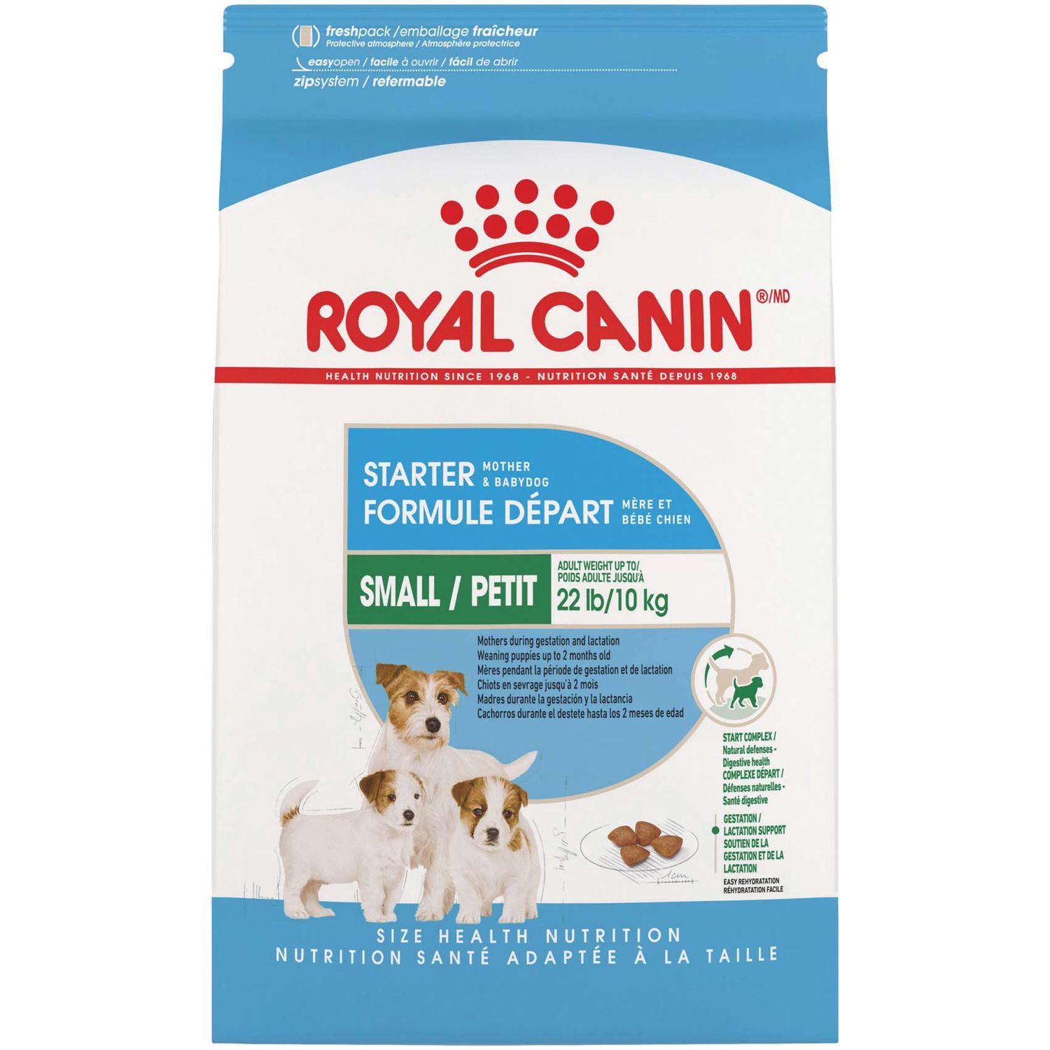 Royal Canin - Size Health Nutrition - Small Starter Mother And Baby dog Dry Dog Food - 2lbs