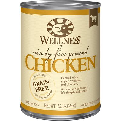 Wellness - 95% Chicken Canned Dog Food - 12.5oz