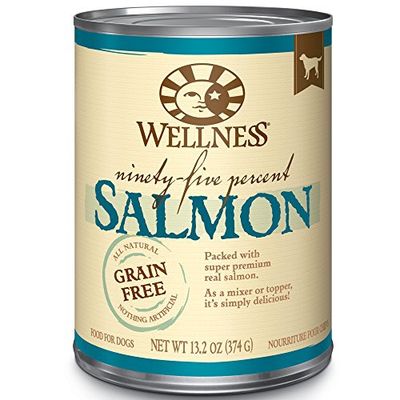 Wellness - 95%  Salmon Grain-Free Canned Dog Food - 13.2oz