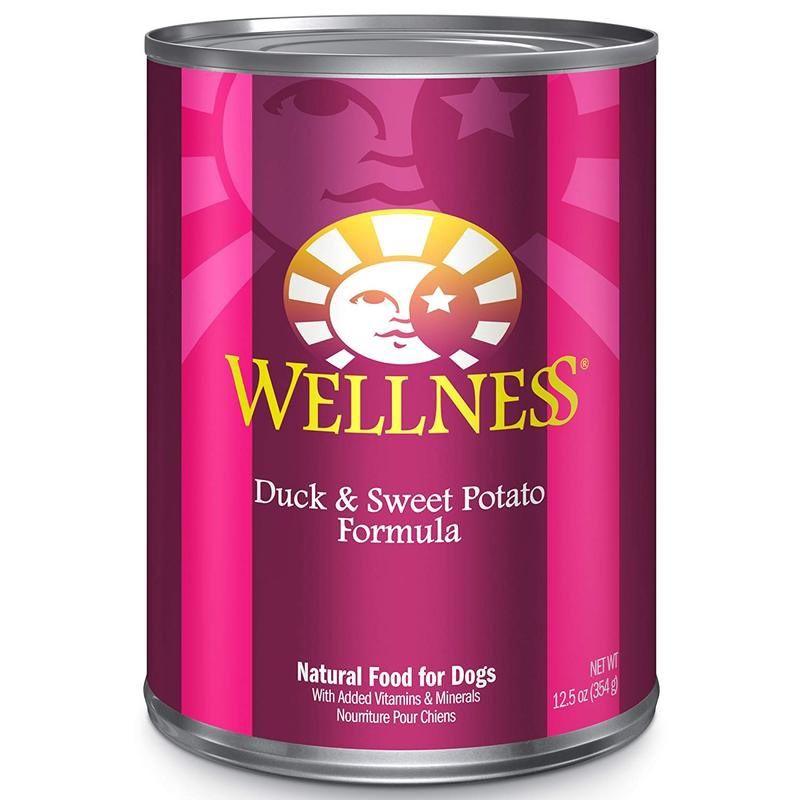 Wellness - Duck &amp; Sweet Potato Dog Food Can - 12.5oz