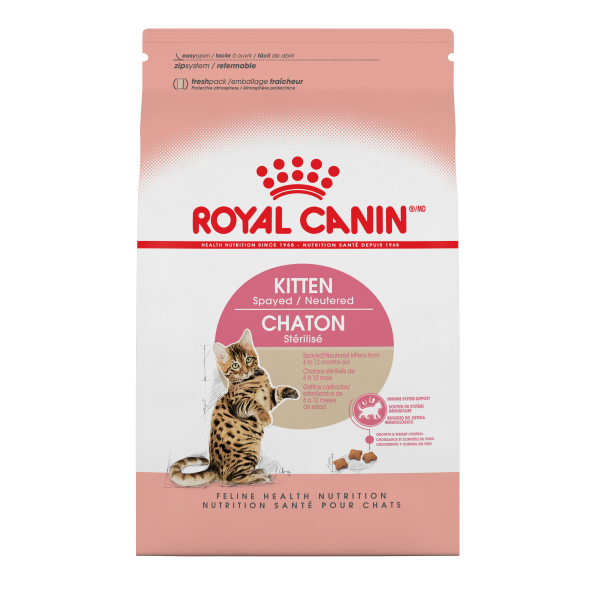 Royal Canin - Kitten Spayed / Neutered Dry Cat Food - 2.5lbs