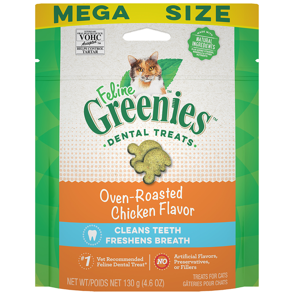 Greenies - Dental Treat Oven Roasted Chicken - 4.6oz