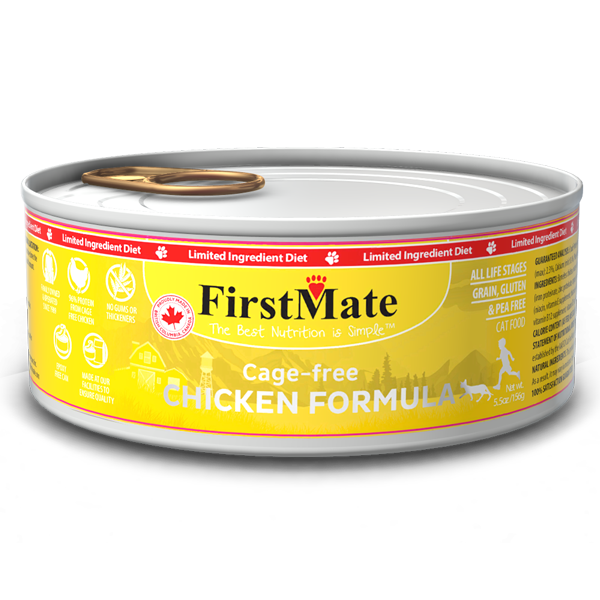 FirstMate - Free Run Chicken Wet Cat Food - 156g
