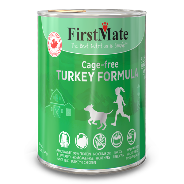 FirstMate - Cage Free Turkey Formula Dog Food - 345g