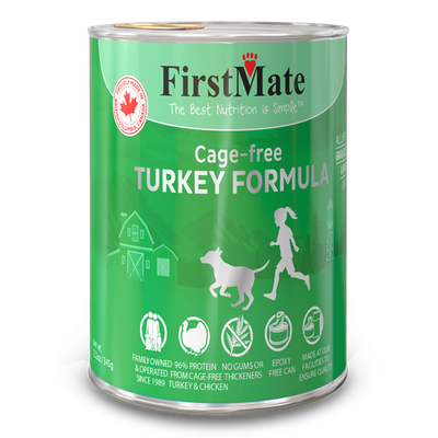FirstMate - Cage Free Turkey Formula Dog Food - 345g
