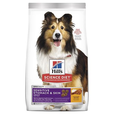 Hill's - Science Diet Adult Sensitive Stomach &amp; Skin Chicken Dry Dog Food - 4lbs