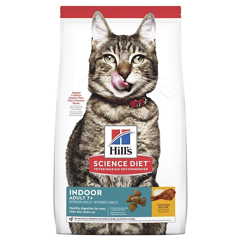 Hills - Science Diet Adult 7+ Indoor Dry Cat Food - 3.5lbs