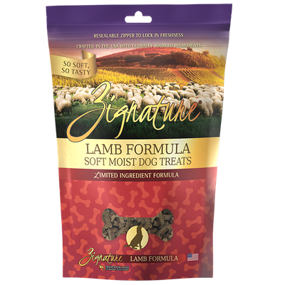 Zignature - Lamb Formula Soft Moist Dog Treats 113g