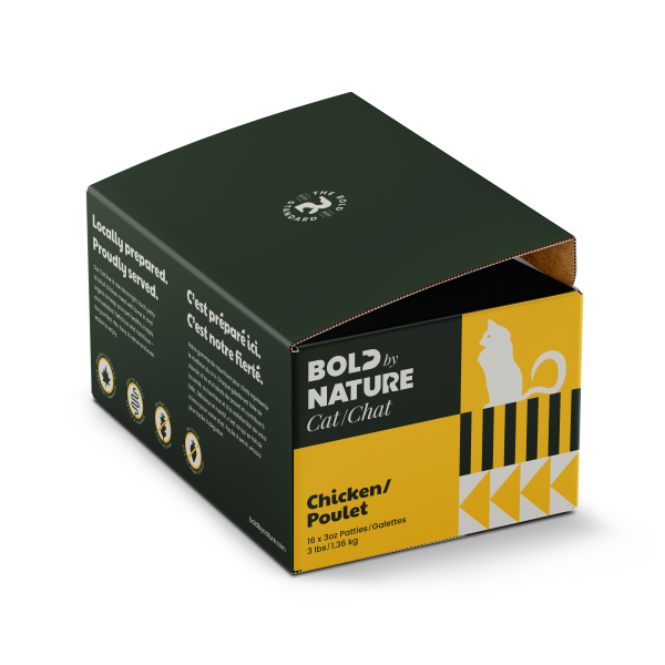 Bold By Nature - Cat Chicken Patties - 3lbs