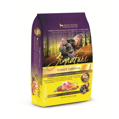 Zignature - Limited Ingredient Grain Free Turkey Formula Dry Dog Food - 25lbs