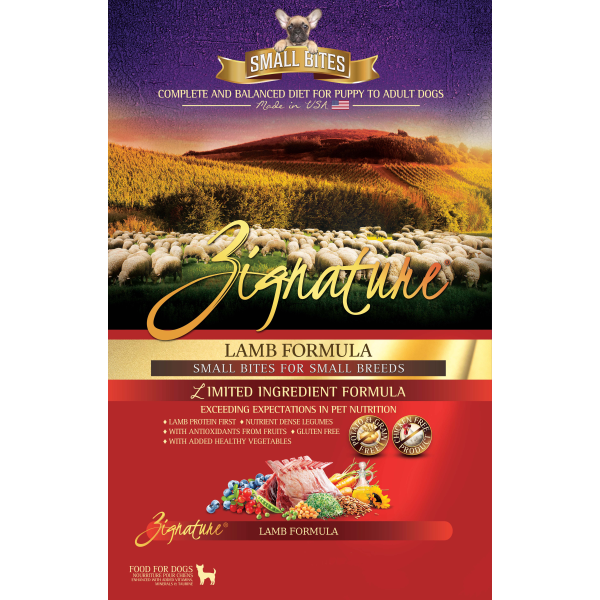 Zignature - Lamb Small Bite Dry Dog Food - 4lbs