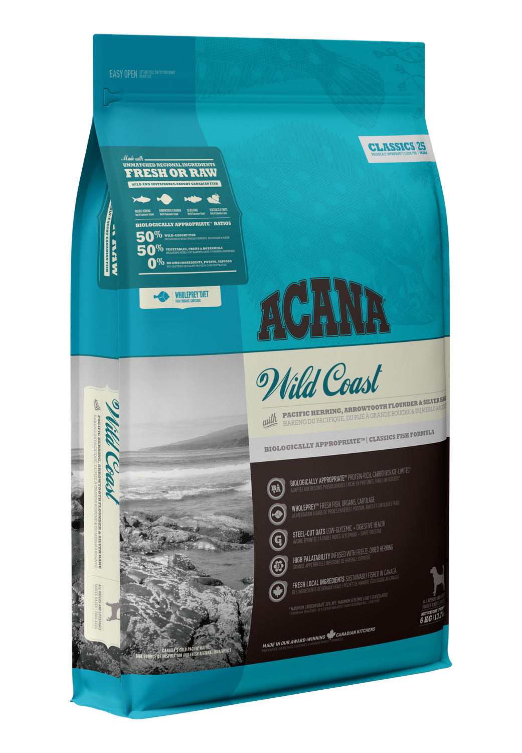 Acana - Wild Coast Dry Dog Food - 11.4kg