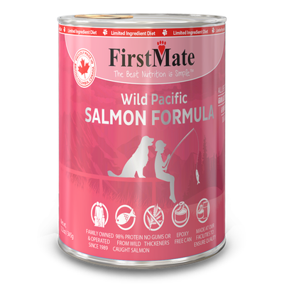 FirstMate -  Grain Free Wild Salmon Formula Pet Premium Dinner Food for Dog - 12.5oz
