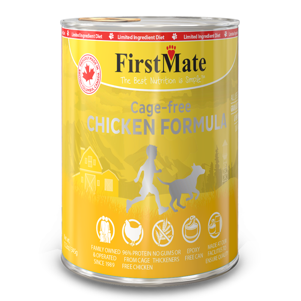 FirstMate - Limited Ingredient Diet Cage Free Chicken Formula Dog Food - 345g
