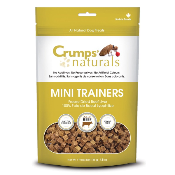 Crumps Naturals - Mini Trainers Freeze Dried Beef - 1.8oz