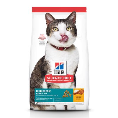 Hill's - Science Diet Senior 11+ Indoor Chicken Recipe Dry Cat Food - 3.5lbs
