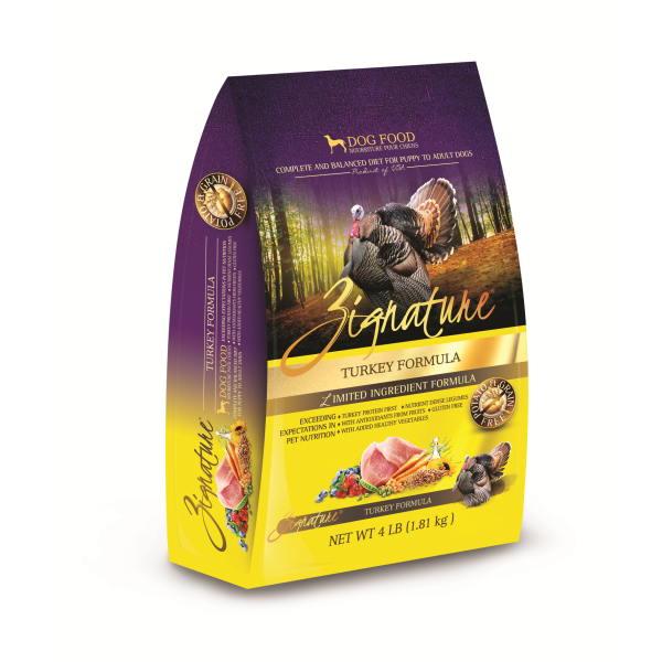 Zignature - Turkey Dry Dog Food - 4lbs