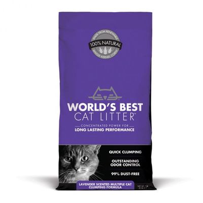 Worlds Best-  Lavendar Scented Clumping - 7lbs