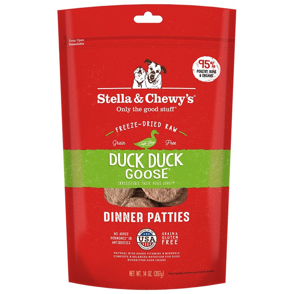 Stella &amp; Chewy's - Freeze Dried Raw - Duck Duck Goose Dinner Patties - 15oz