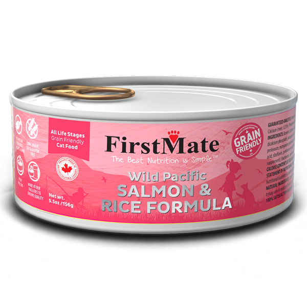FirstMate - Cat Wild Salmon &amp; Rice Wet Cat Food - 156g