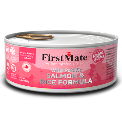 FirstMate - Cat Wild Salmon &amp; Rice Wet Cat Food - 156g