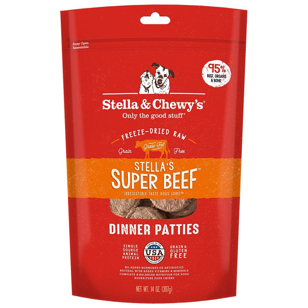 Stella &amp; Chewy's - Freeze Dried Raw - Super Beef Dinner Patties - 14oz