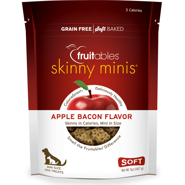 Fruitables - Skinny Minis Dog Treats Apple Bacon - 141g
