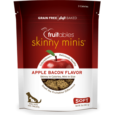 Fruitables - Skinny Minis Dog Treats Apple Bacon - 141g